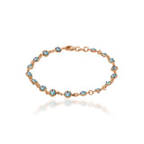 Sterling Silver Evil Eye Bracelet