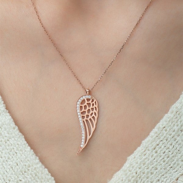 925 Sterling Angel Wing Necklace