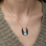 925 Sterling Angel Wing Pendant