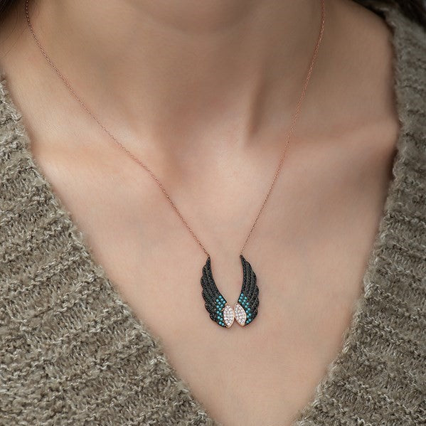 925 Sterling Angel Wing Pendant