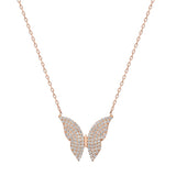 925 Sterling Silver Butterfly Necklace