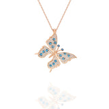 925 Sterling Silver Butterfly Necklace
