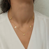 Butterfly Chain Necklace Gold