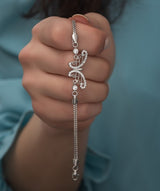 925 Sterling Silver Zircon Stone Butterfly Bracelet