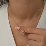 Crystal Butterfly Necklace