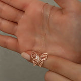 Crystal Butterfly Necklace