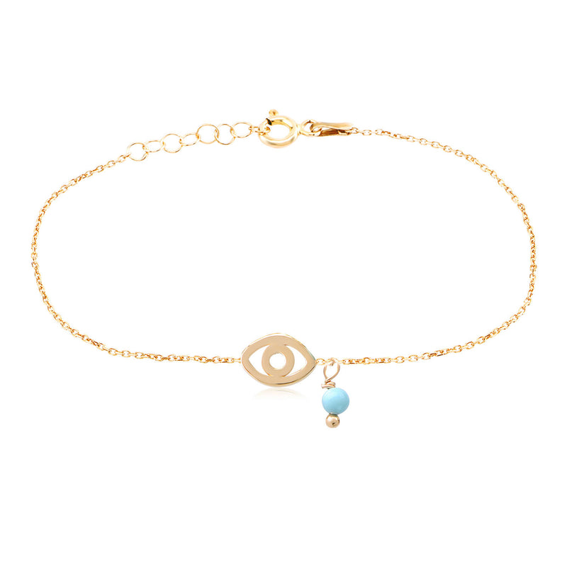 Sterling Silver Evil Eye Bracelet