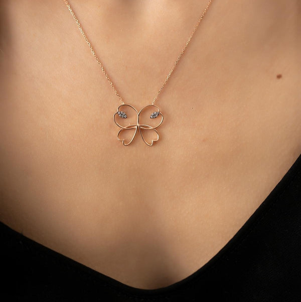 Silver Butterfly Pendant