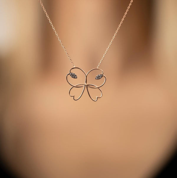Silver Butterfly Pendant
