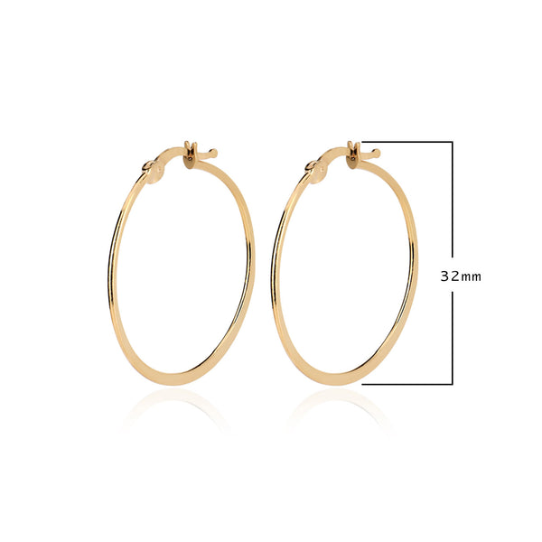 Sterling Silver Hoop Earrings