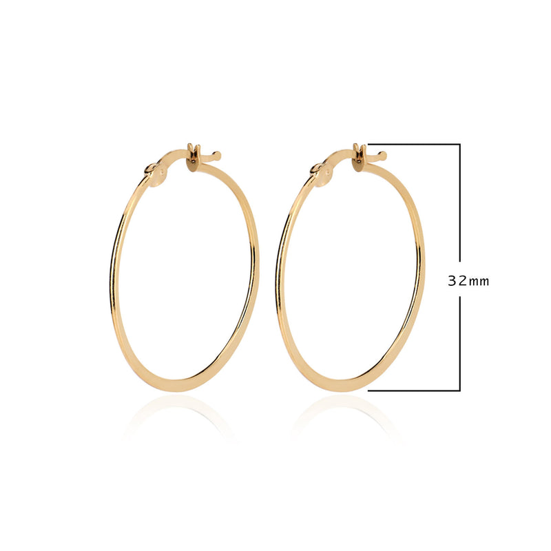 Sterling Silver Hoop Earrings