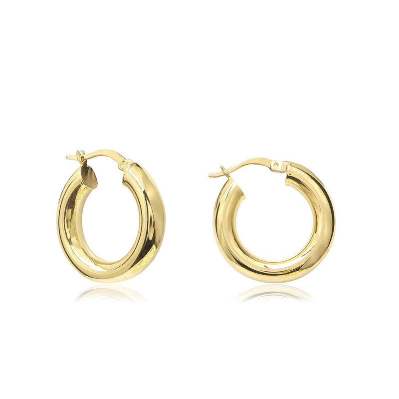 Sterling Silver Hoop Earrings - 25 mm
