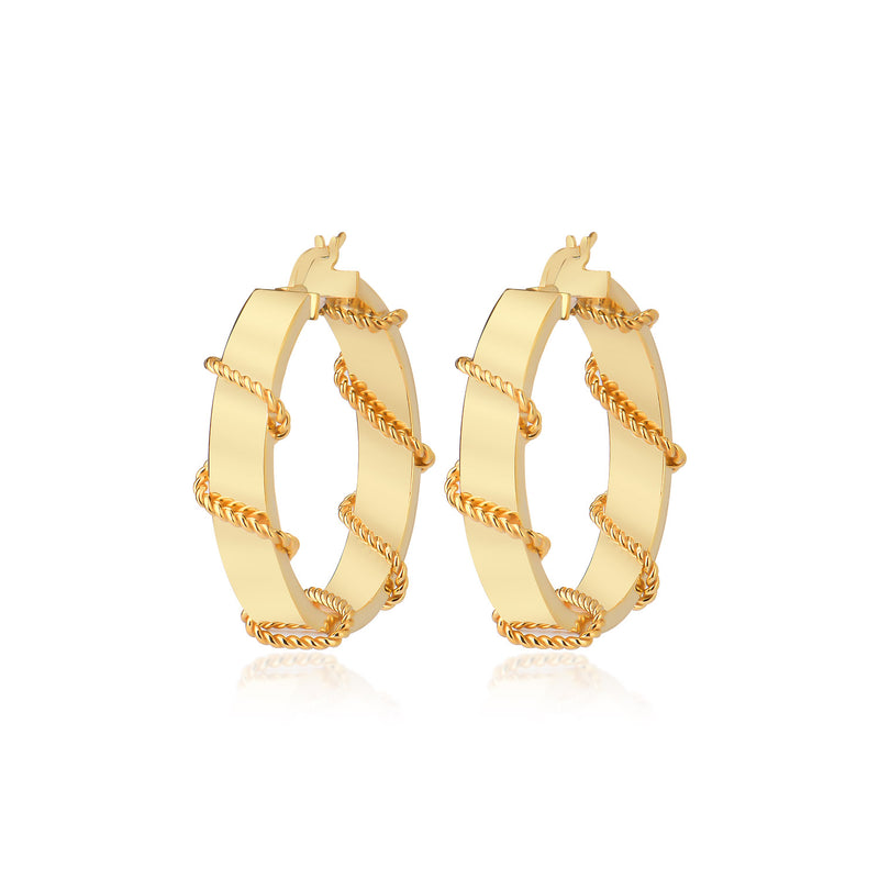 Sterling Silver Hoop Earrings
