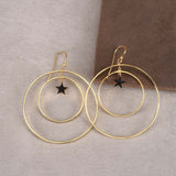 Sterling Silver Hoop Earrings with CZ