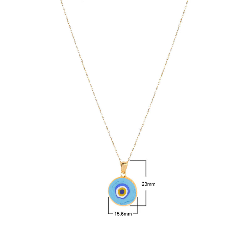 Evil Eye Necklace - Italian Murano Glass Eye