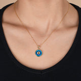 Evil Eye Necklace - Italian Murano Glass Eye