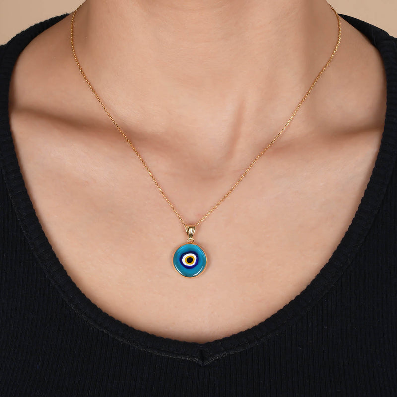 Evil Eye Necklace - Italian Murano Glass Eye