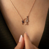 Mother & Child Sterling Silver Necklace