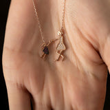 Mother & Child Sterling Silver Necklace