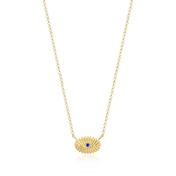 Gold Evil Eye Necklace
