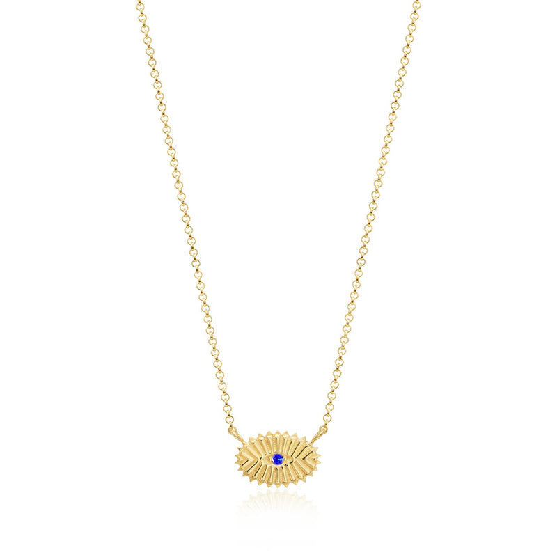 Gold Evil Eye Necklace