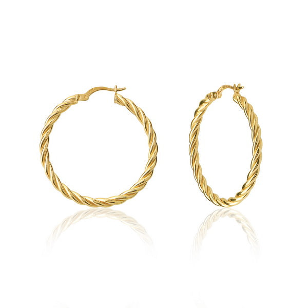 Sterling Silver Hoop Earrings
