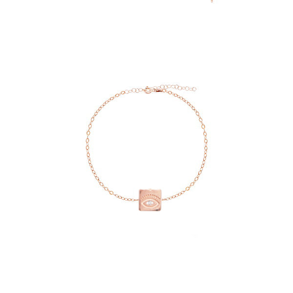 Rose Evil Eye Bracelet