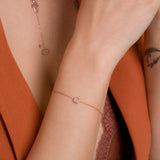 Rose Evil Eye Bracelet