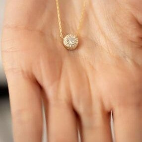 Solitaire Italian Necklace