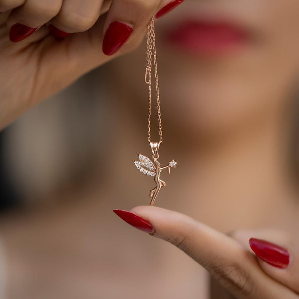 Sterling Silver Angel Necklace