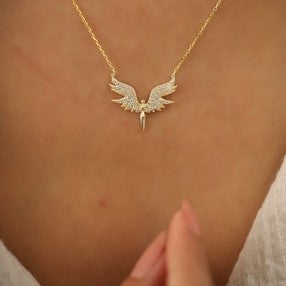 Sterling Silver Archangel Michael Italian Necklace