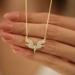 Sterling Silver Archangel Michael Italian Necklace