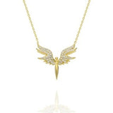Sterling Silver Archangel Michael Italian Necklace