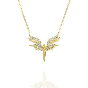 Sterling Silver Archangel Michael Italian Necklace