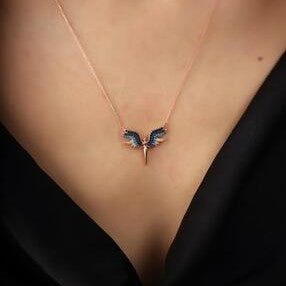 Sterling Silver Archangel Michael Necklace