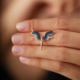 Sterling Silver Archangel Michael Necklace