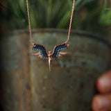 Sterling Silver Archangel Michael Necklace
