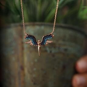 Sterling Silver Archangel Michael Necklace
