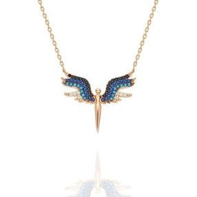 Sterling Silver Archangel Michael Necklace
