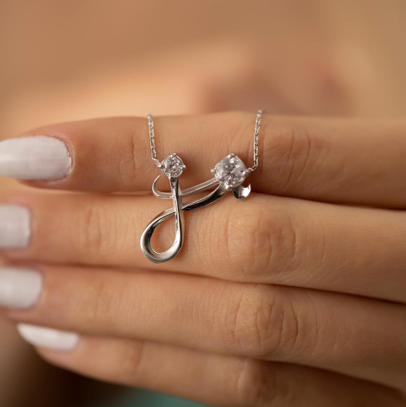 Sterling Silver Elegant Italian Necklace