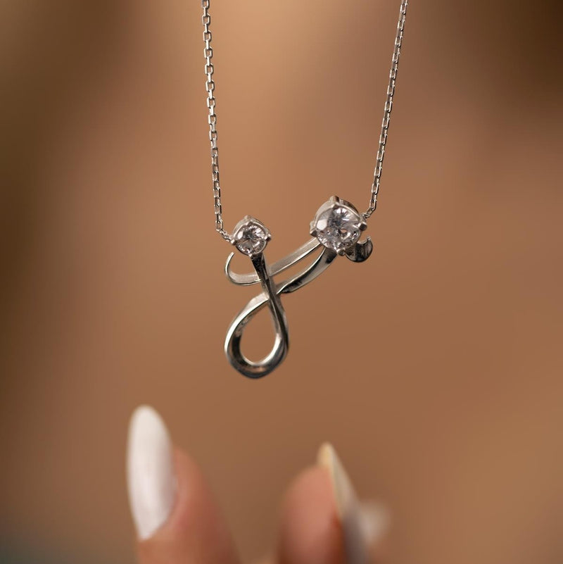 Sterling Silver Elegant Italian Necklace