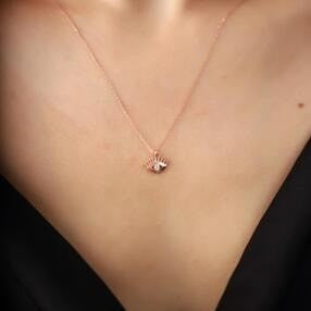 Sterling Silver Evil Eye Necklace