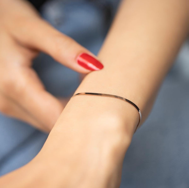 Sterling Silver Snake Bracelet