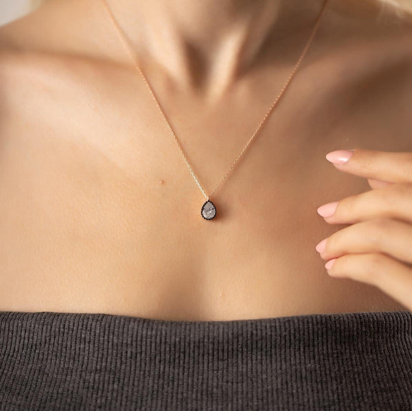 Sterling Silver Waterdrop Necklace