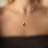 Sterling Silver Waterdrop Necklace