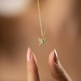 Womens Butterfly Necklace