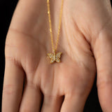 Womens Butterfly Necklace