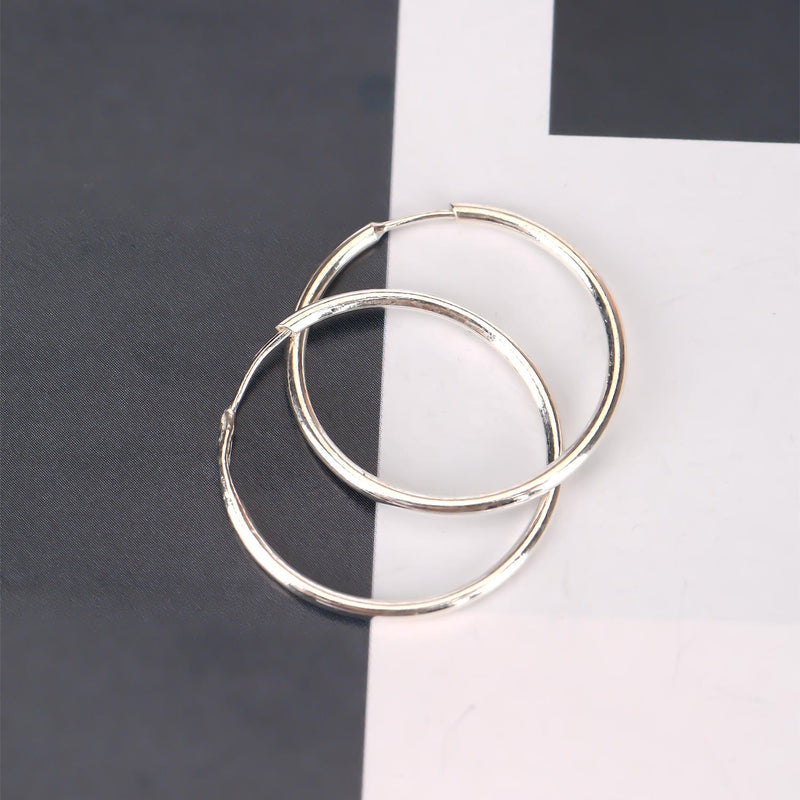 Sterling Silver Hoop Earrings
