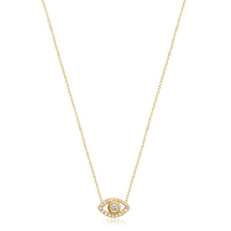 Minimalist Evil Eye Necklace