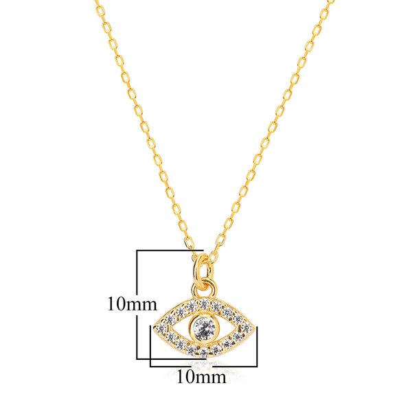 Minimalist Evil Eye Necklace